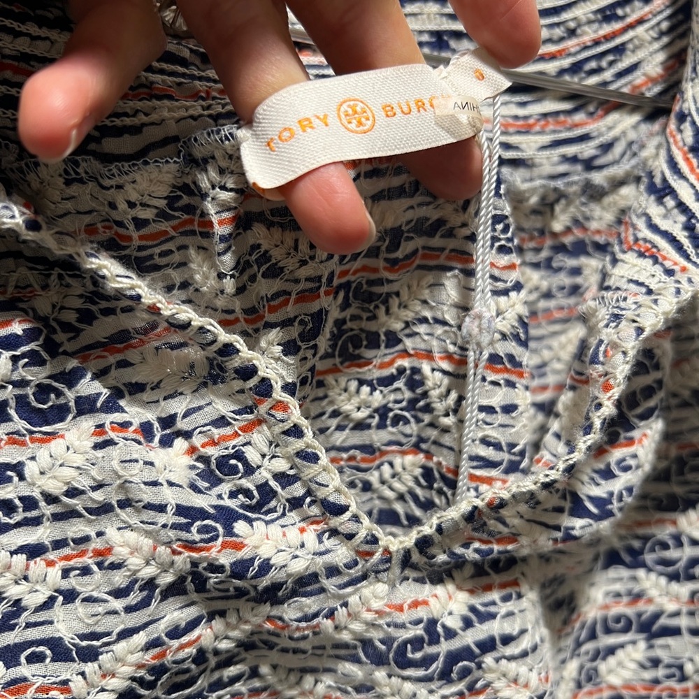 Tory Burch Nadia Embroidered Top